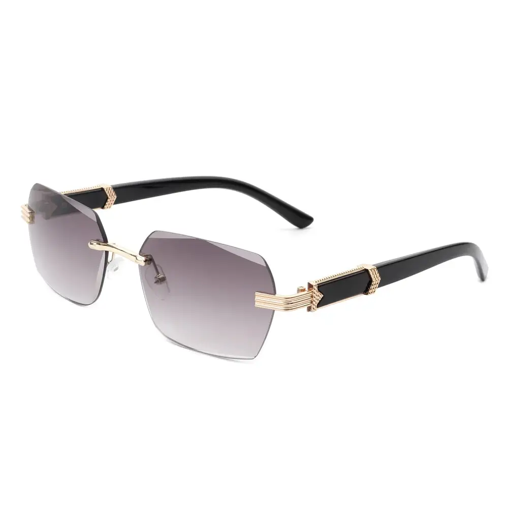 Bold Rectangle Square Frame Sunglasses