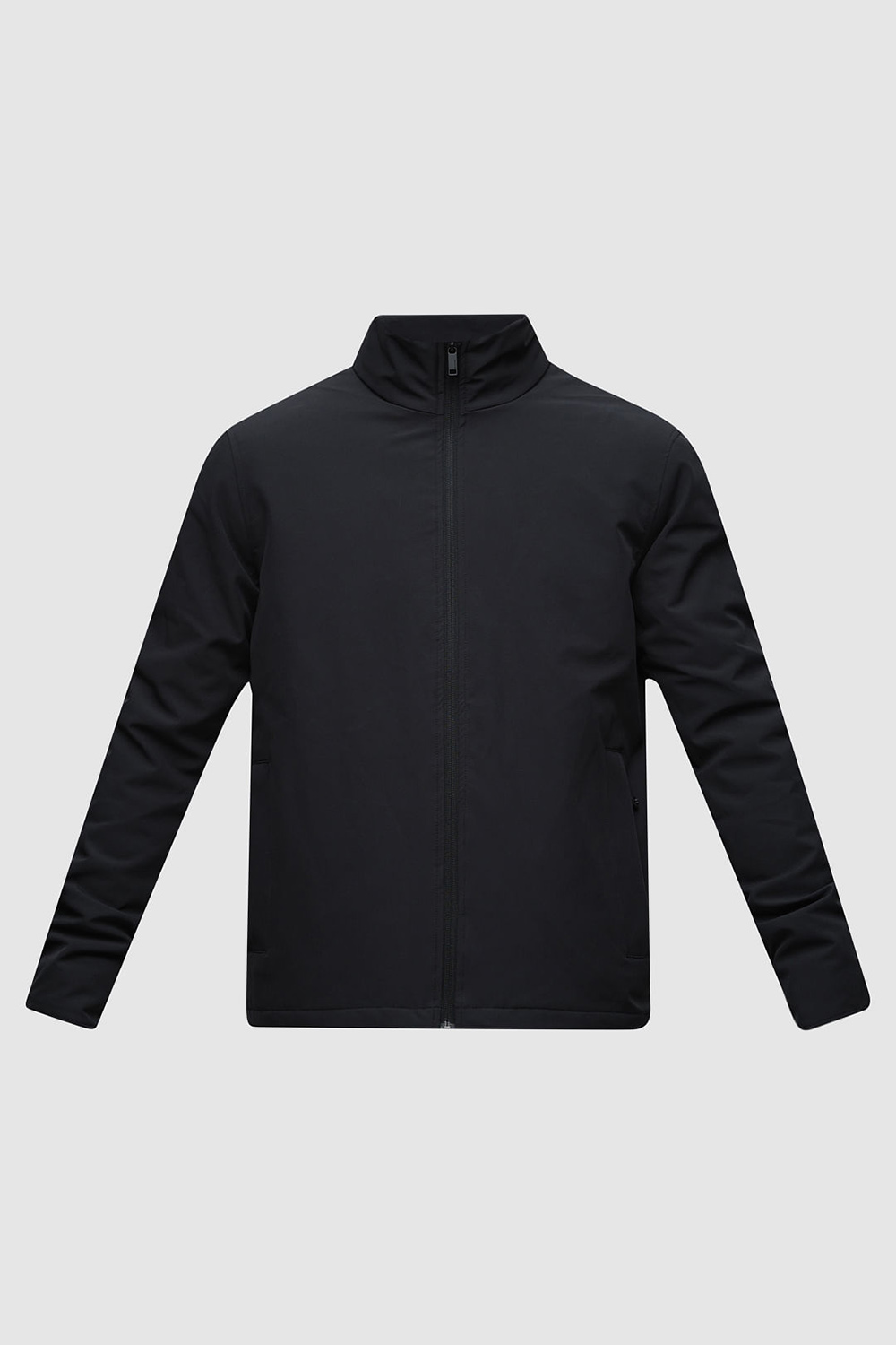 Black High Neck Padded Jacket