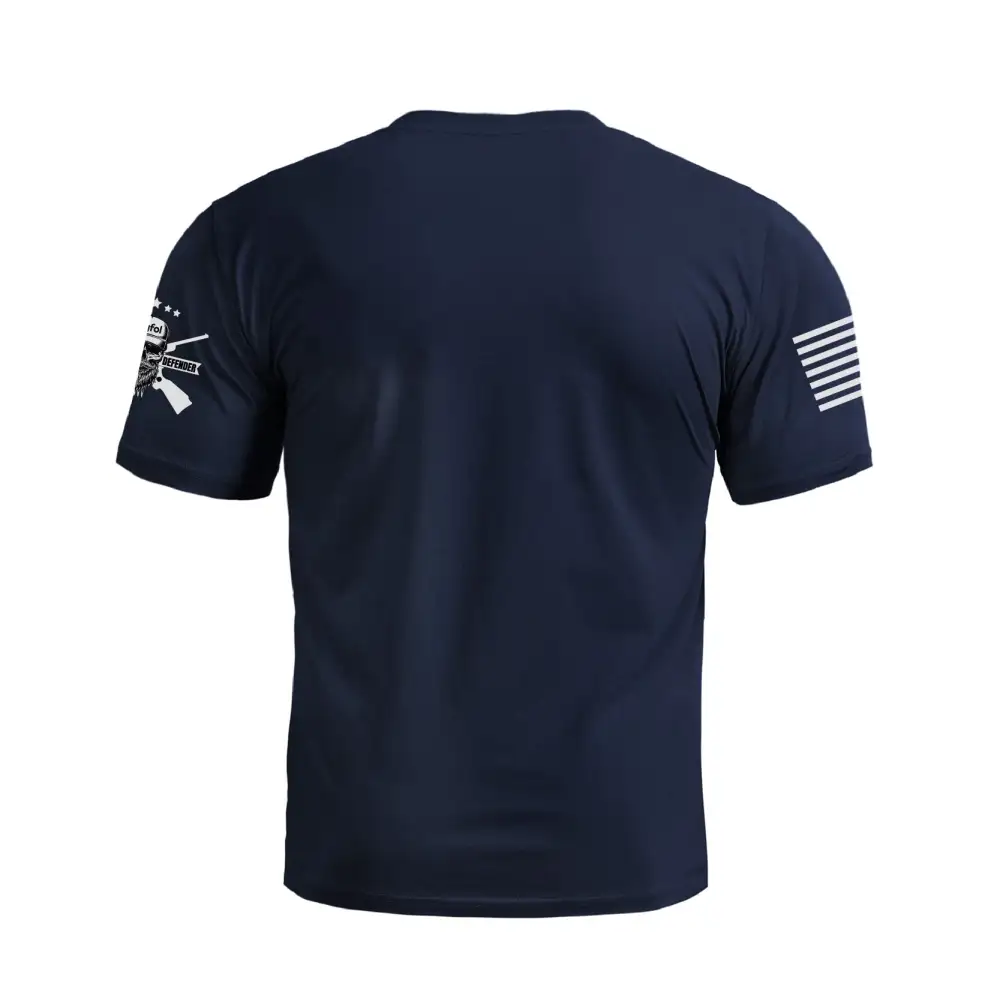USA FLAG FISHING WATERPROOF GRAPHIC TEE