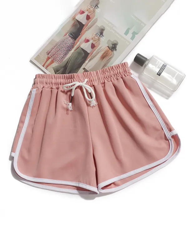 Sports Three Quarter Yoga Loose Pants Shorts