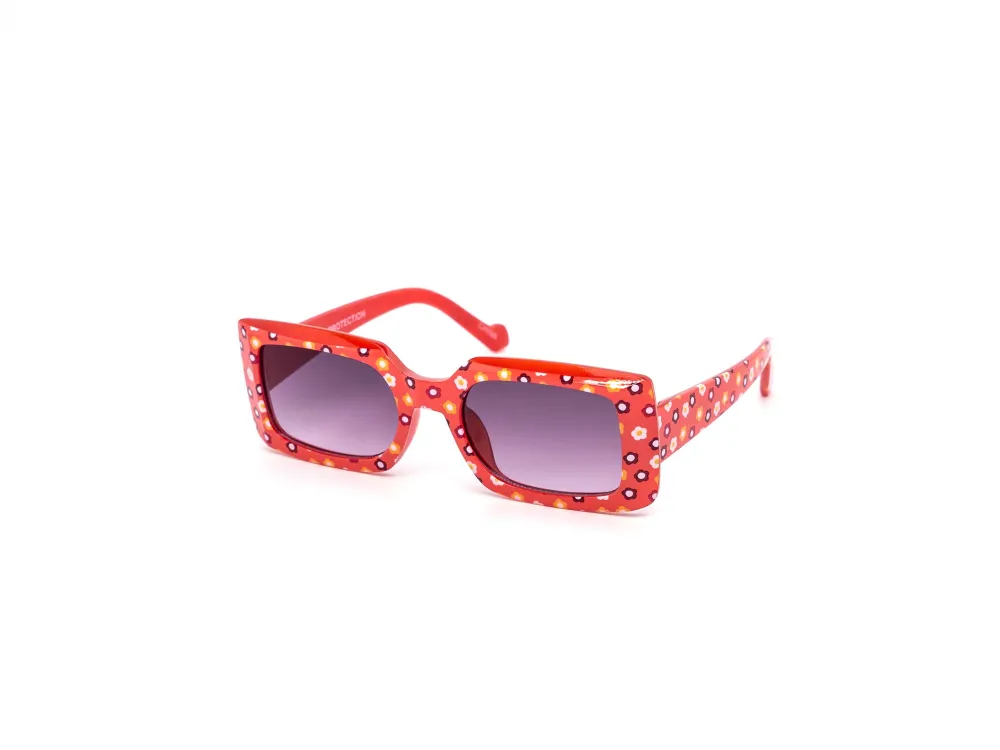 12-Pack Kids Chunky Square Gradient Sunglasses