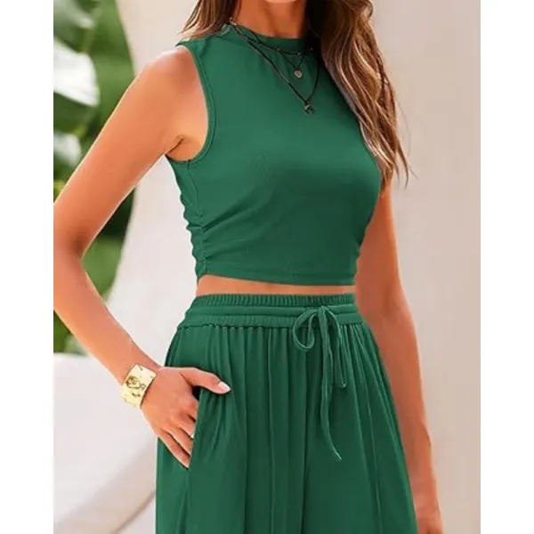 Women's 2-Piece Ribbed Knit Lounge Set