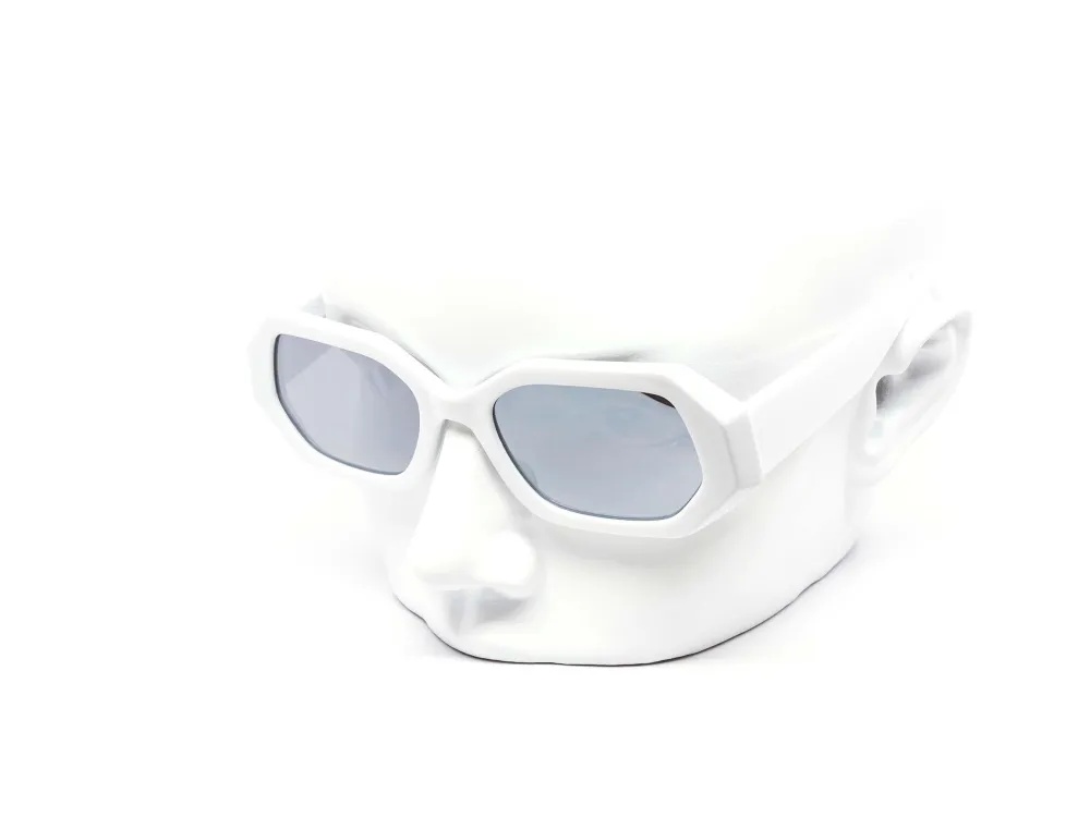 12-Pack Chunky Hexagon Dark Lens Sunglasses