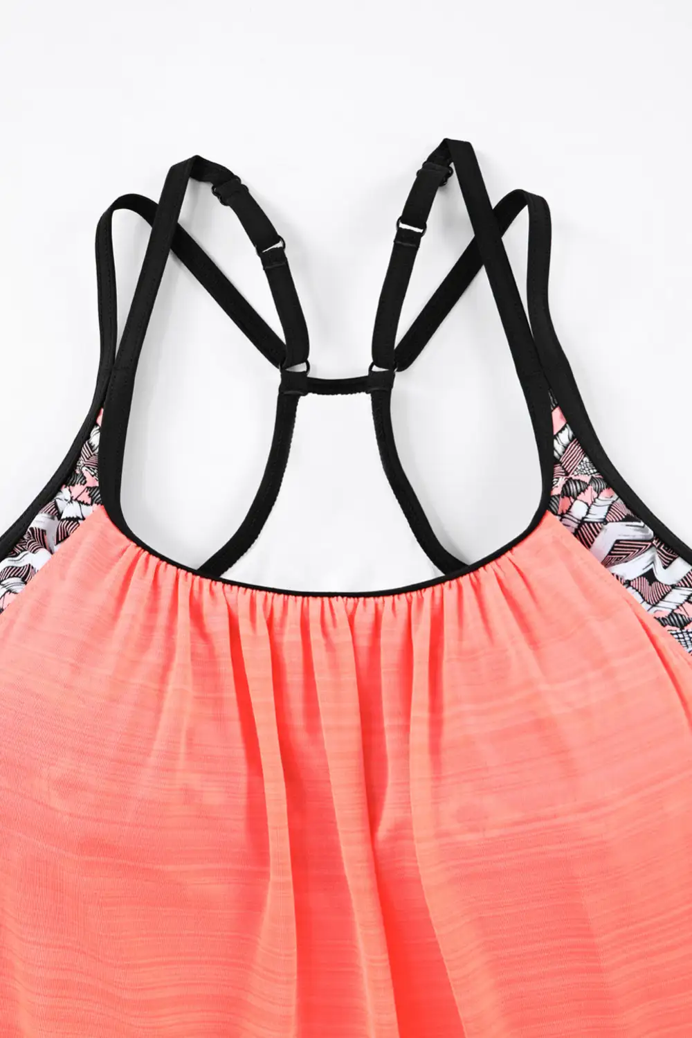 Leopard Printed Lined Tankini Swim Set