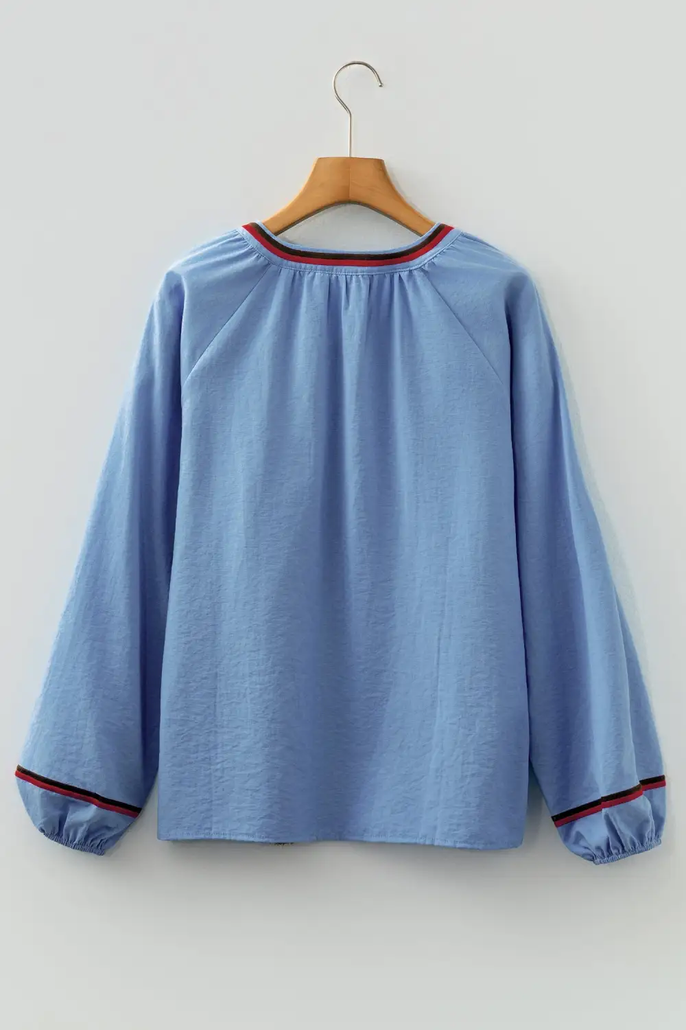 Floral Embroidered Puff Sleeve Blouse
