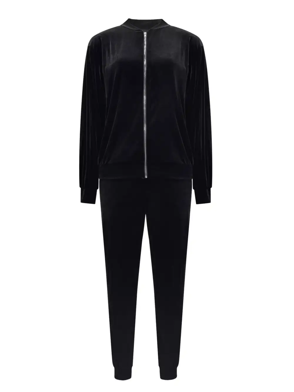 Zip Up Long Sleeve Top and Pants Set