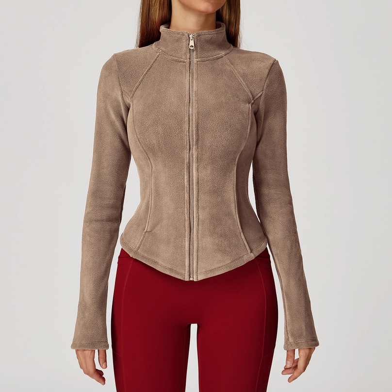 High Collar Full-Zip Jacket