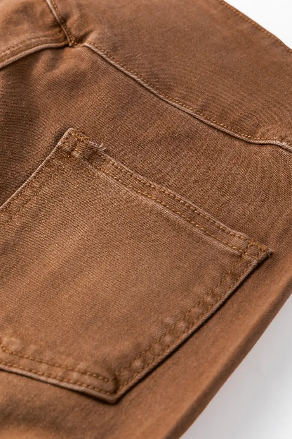 Straight Leg Clean Denim Jeans