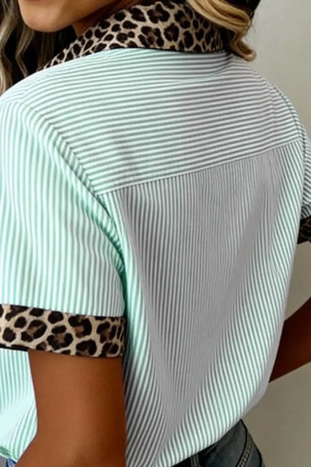 Relaxed Short Sleeve Collared Casual Shirt