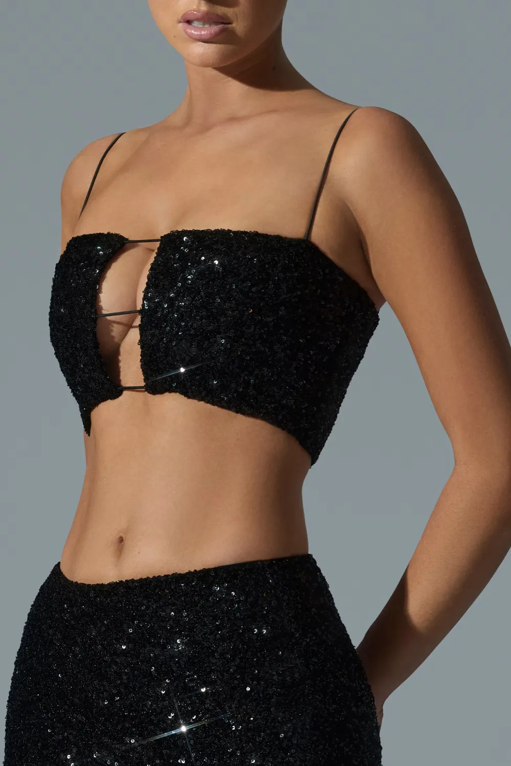 Gym Sequined Ladies Camisole