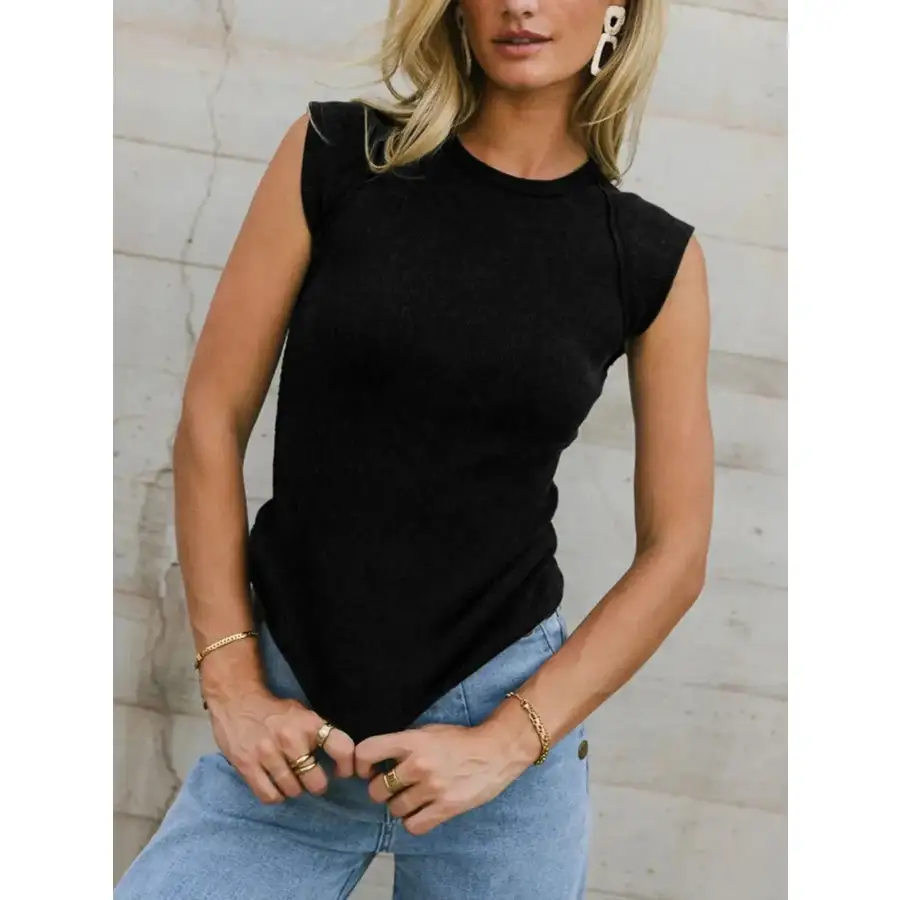 Simple Round Neck T-shirt