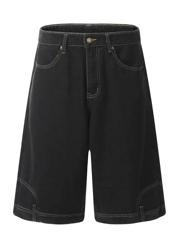 Modern Relaxed Cotton Blend Casual Shorts