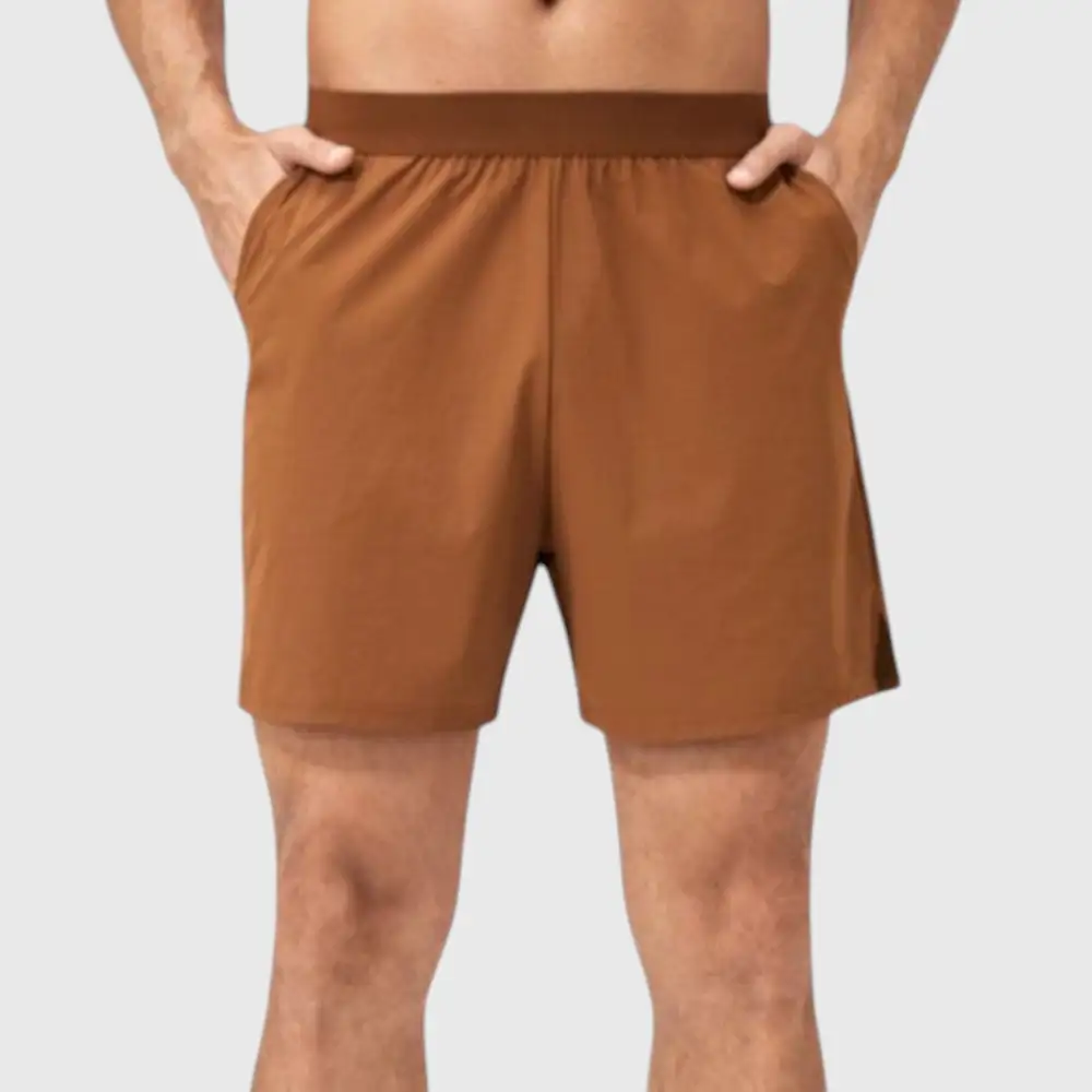 Elastic-Waist Quick-Dry Lightweight Men's Athletic Shorts