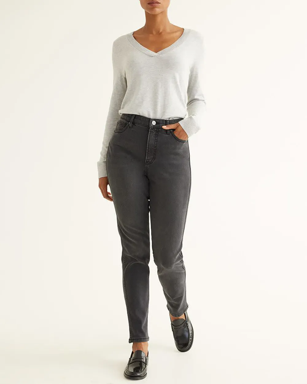 Slim-Leg High-Rise Jean  Vintage