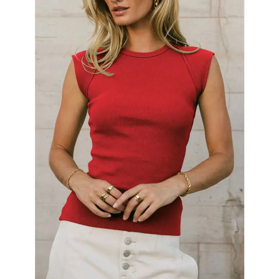 Simple Round Neck T-shirt