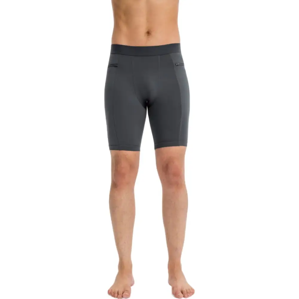 Compression Side-Pocket Stretch Men's Biker Shorts