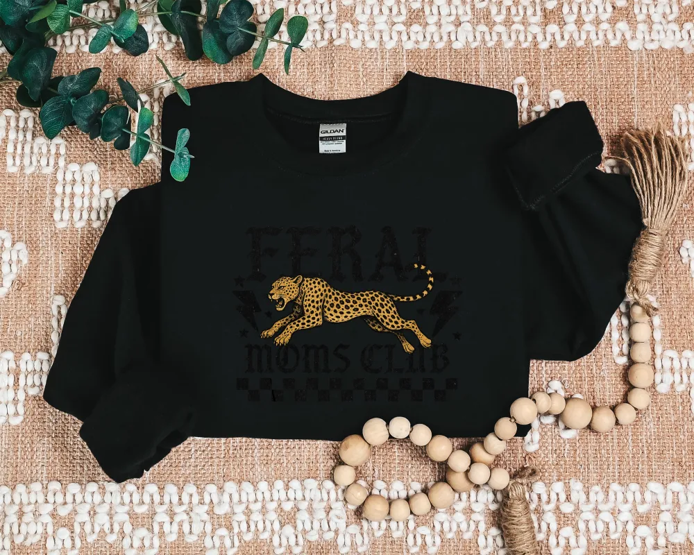 Mom Club Graphic Crewneck Sweatshirt