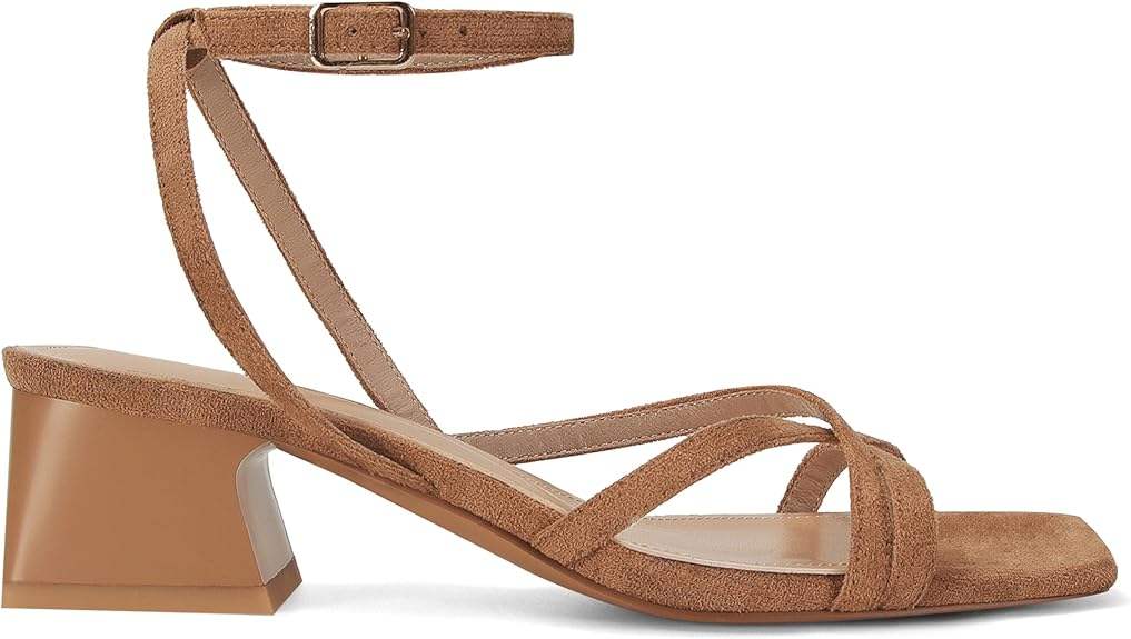 Livia Square Toe Block Heel Sandals