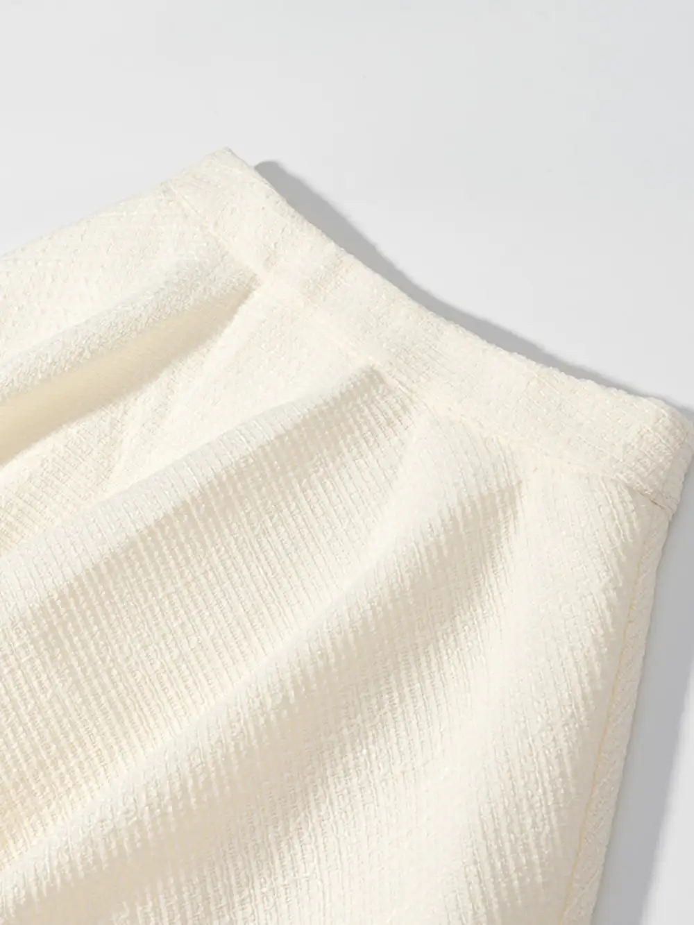 Natural Button Front Short Sleeve Coordinated Sets