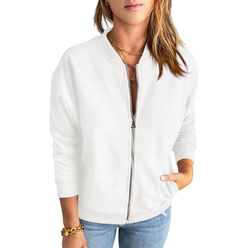 Women's Zipper Sweatshirt Jacket