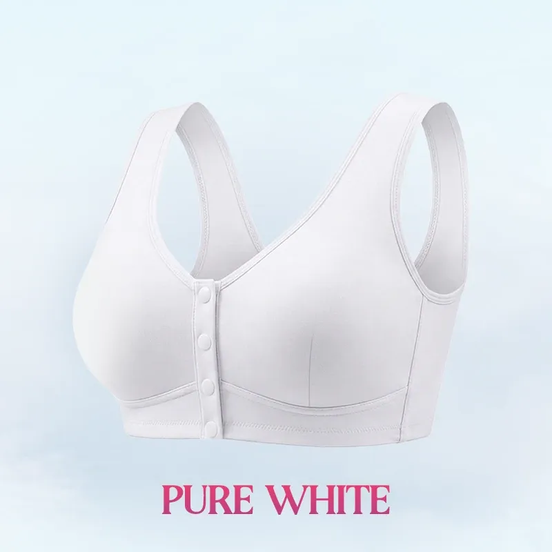 🔥Last Day💥Front Closure Breathable Cotton Lifting Bra for Seniors🔥8-Pack Only $24