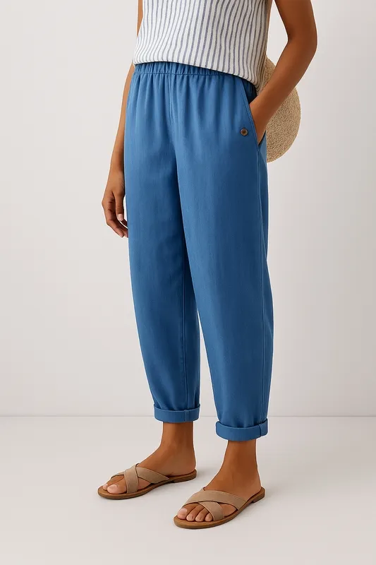 Stylish Pants With Side Pockets
