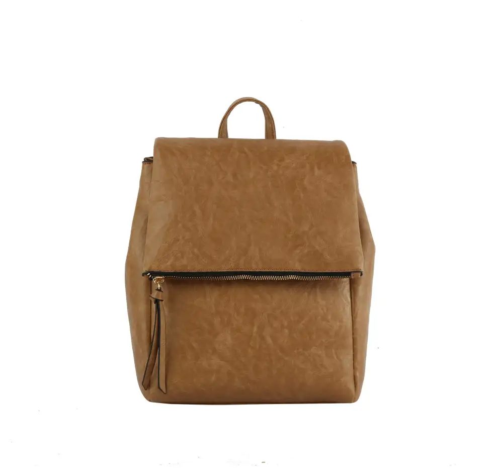 Flap Zip Convertible Backpack