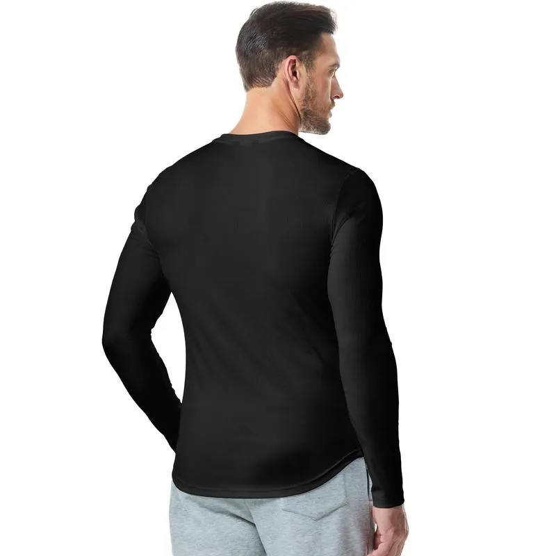 Men's solid color casual slim fit T-shirt