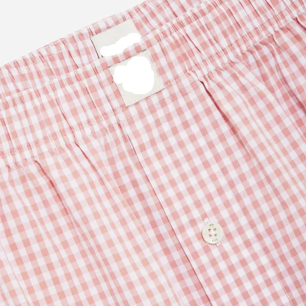 Unisex Gingham Cotton Short