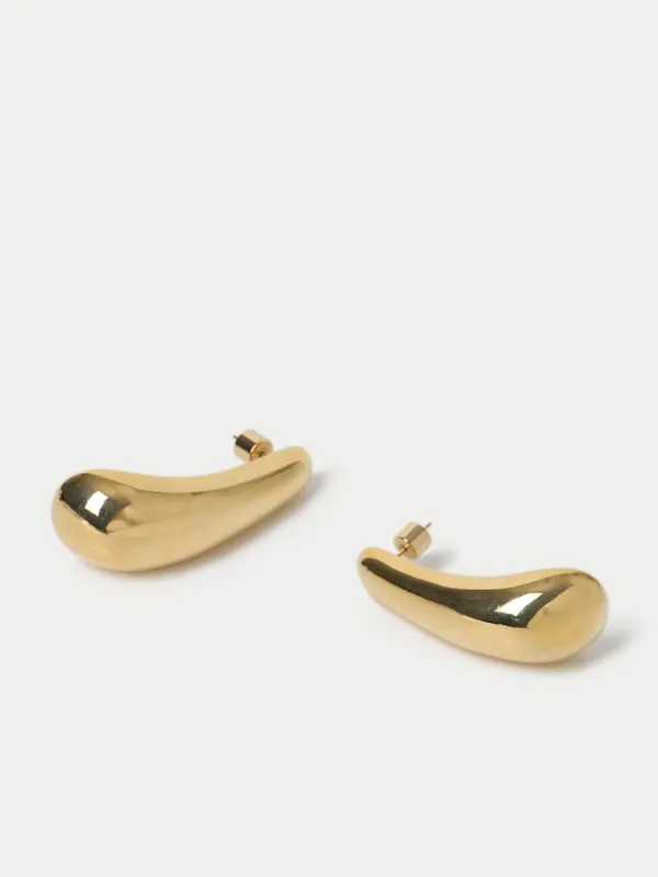 Teardrop Stud Earrings