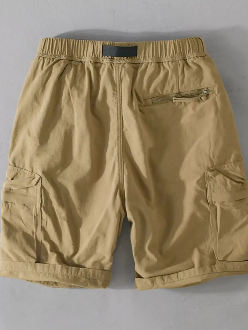 Men's Roomy Fit Denim Cargo Shorts for Daily Wear