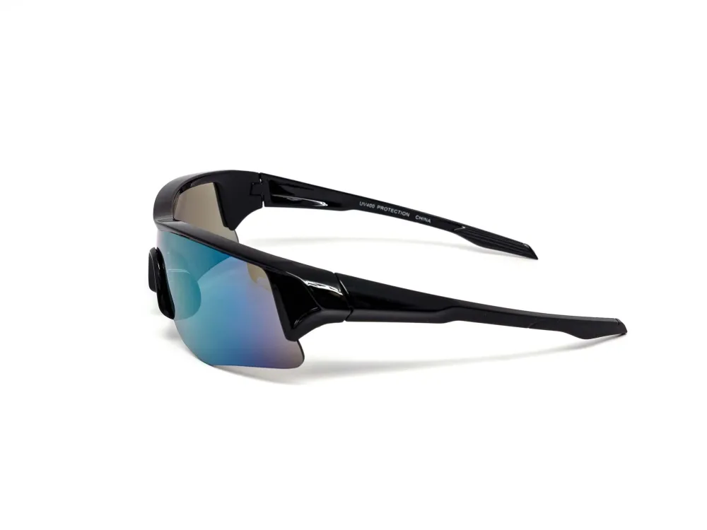 12-Pack Sport Burnt Mirror Assorted Performance Sunglasses