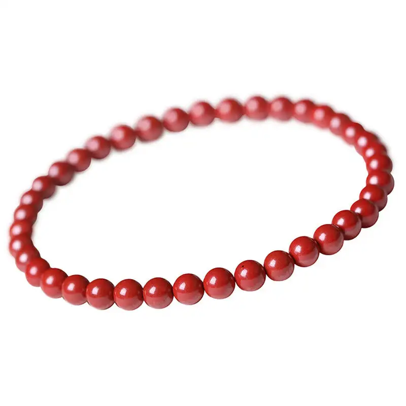 Gourd Pearl Cinnabar Beads Bracelet