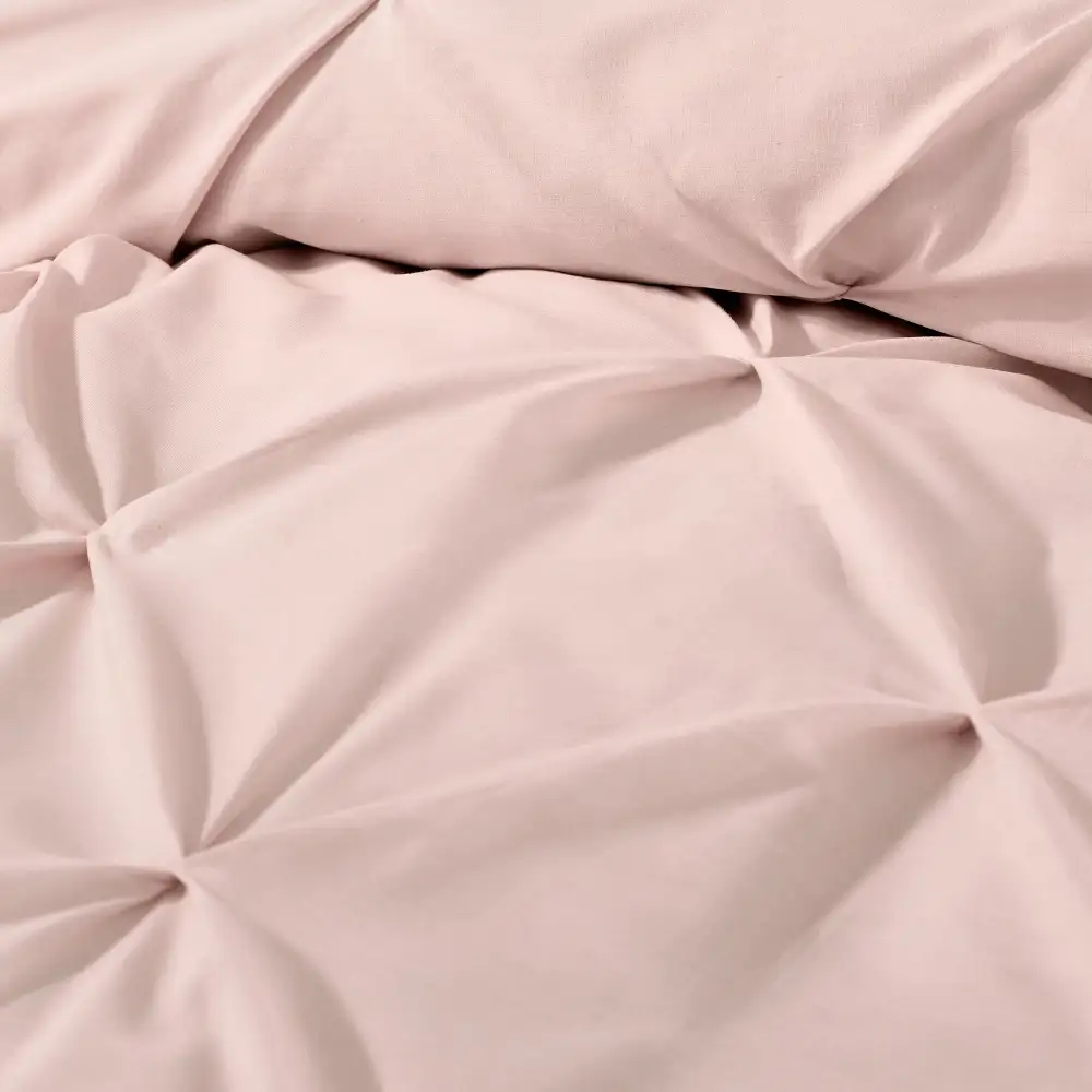 Polished Bedroom Reversible Plain Microfiber Duvet Cover Set