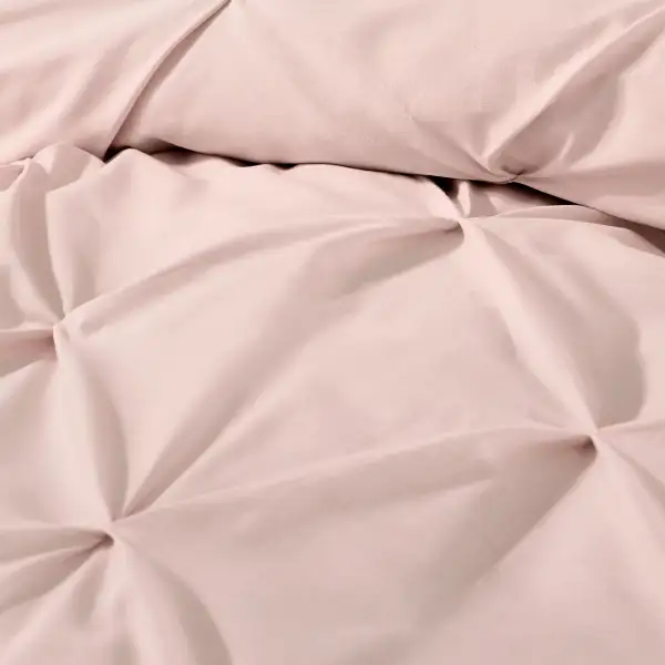 Polished Bedroom Reversible Plain Microfiber Duvet Cover Set
