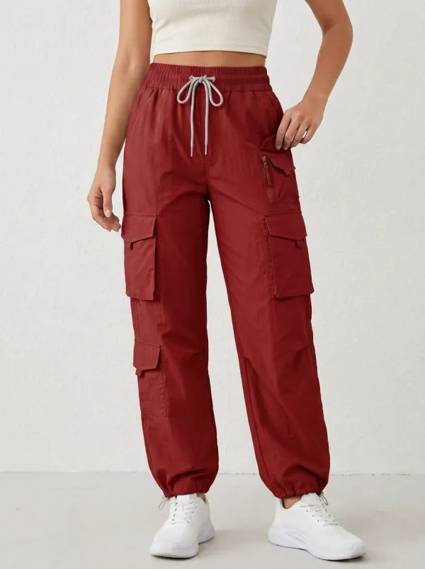 Women's Comfort Inspired Multi-Pocket Cargo Cargo Work Pants