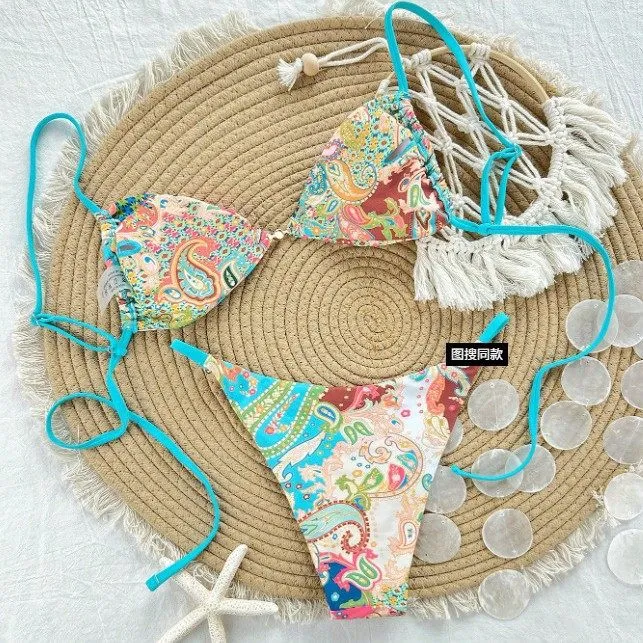 New Women S Bikini Swimwear with Fashion Print