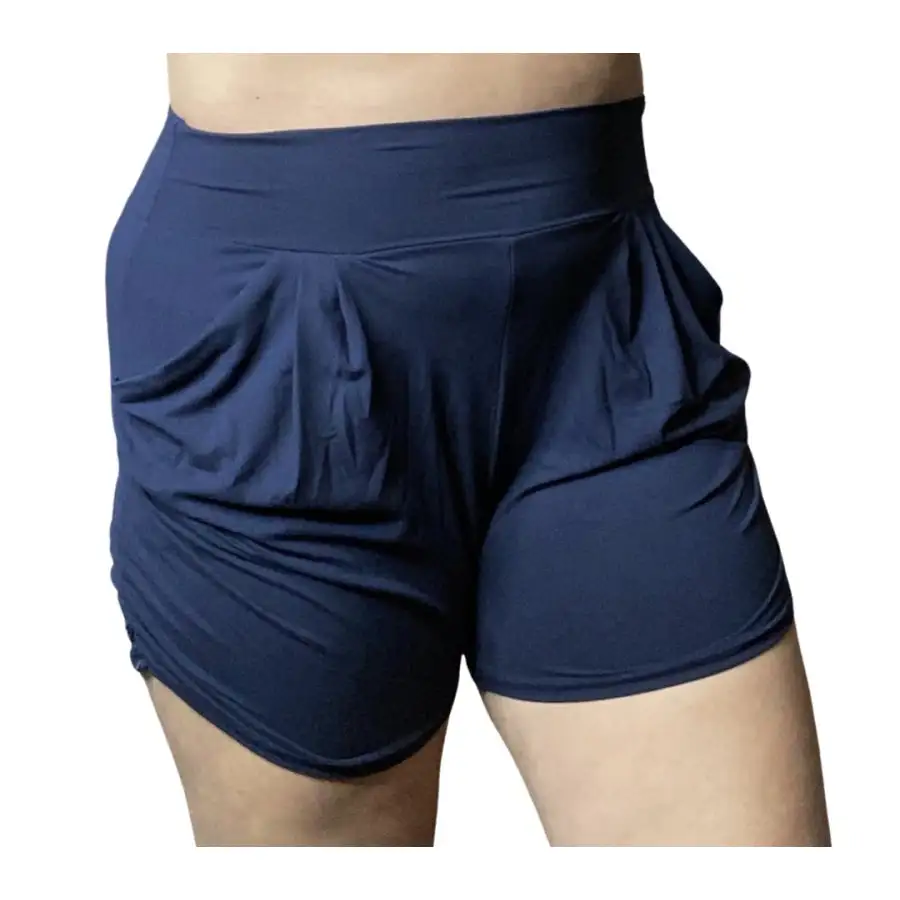 Modern Buttery Soft Solid Harem Shorts with Pockets