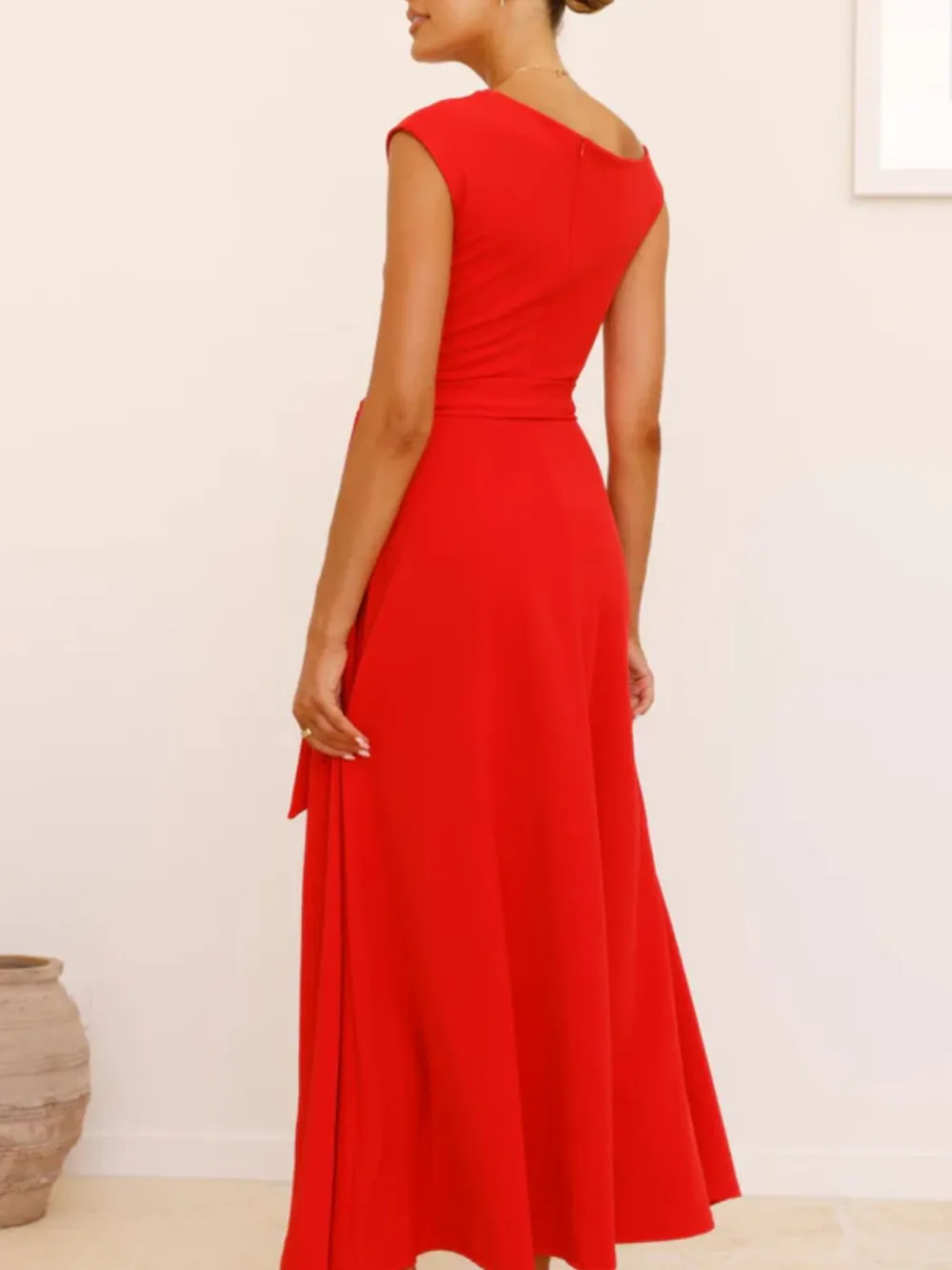 Tie Waist Maxi Dress