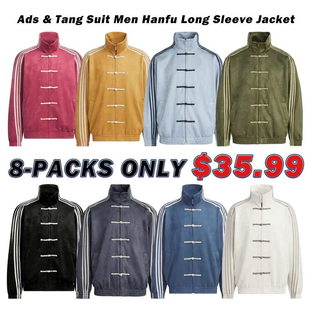 Ads & Tang Suit Men & Women Hanfu Chinese Traditional Clothes Long Sleeve Jacket