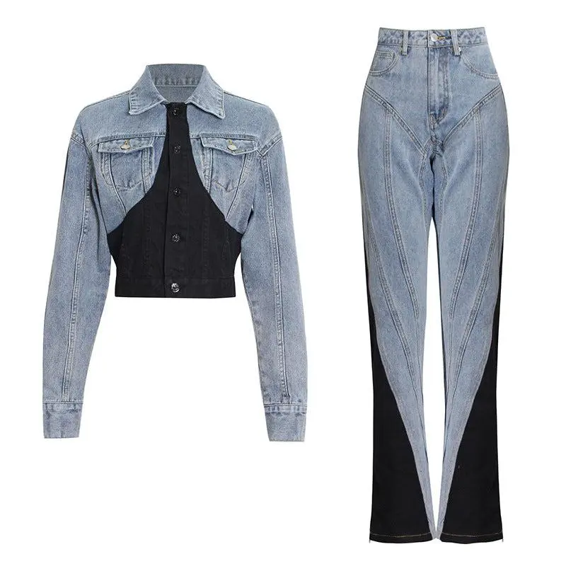 High Waist Shorts Denim Pants