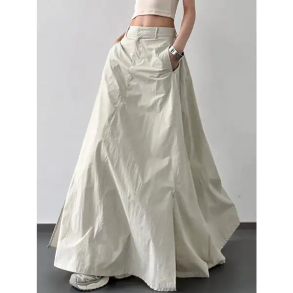 High Waist Slit Maxi Skirt