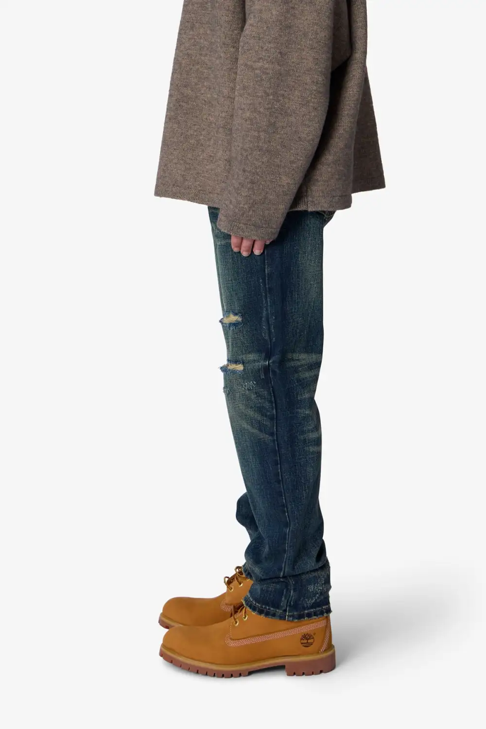 Distressed Baggy Jeans