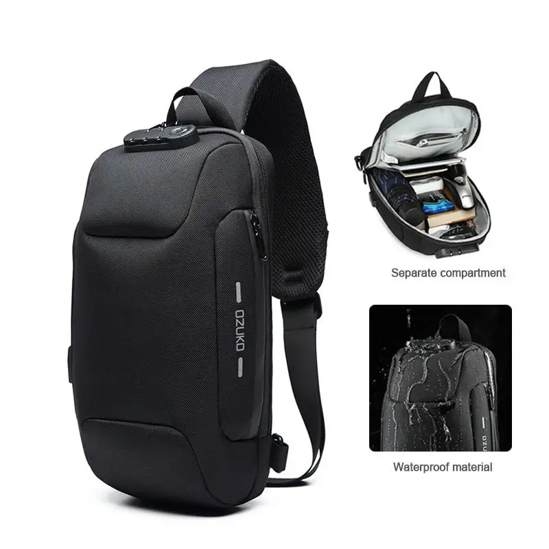 Water Resistant Utility Crossbody Chest Bag