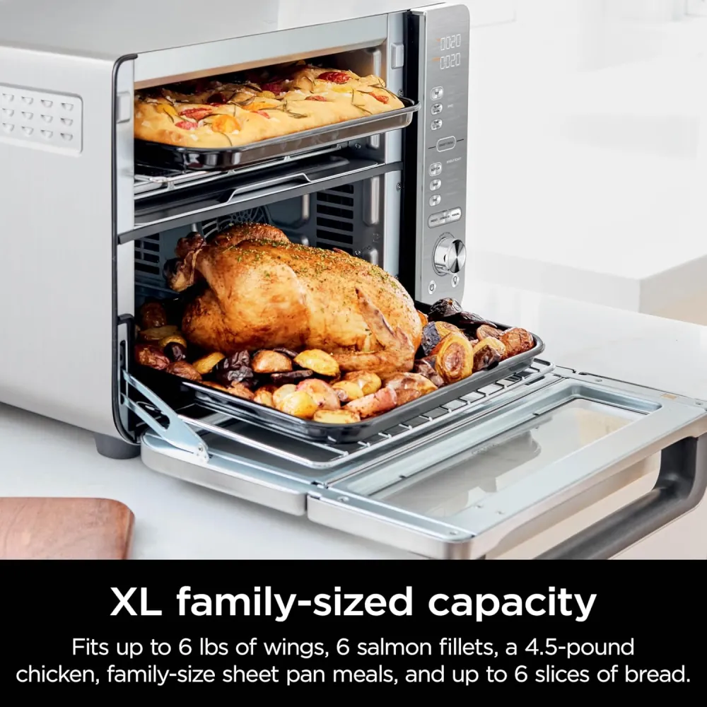 Ninja DCT451 12-in-1 Smart Double Oven with FlexDoor