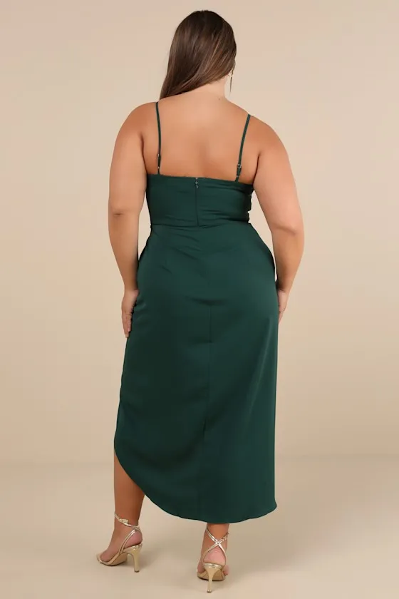 Reinette Navy Blue Midi Dress