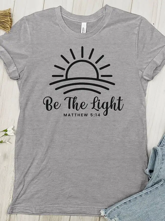 Casual Print Short Sleeve T-Shirt