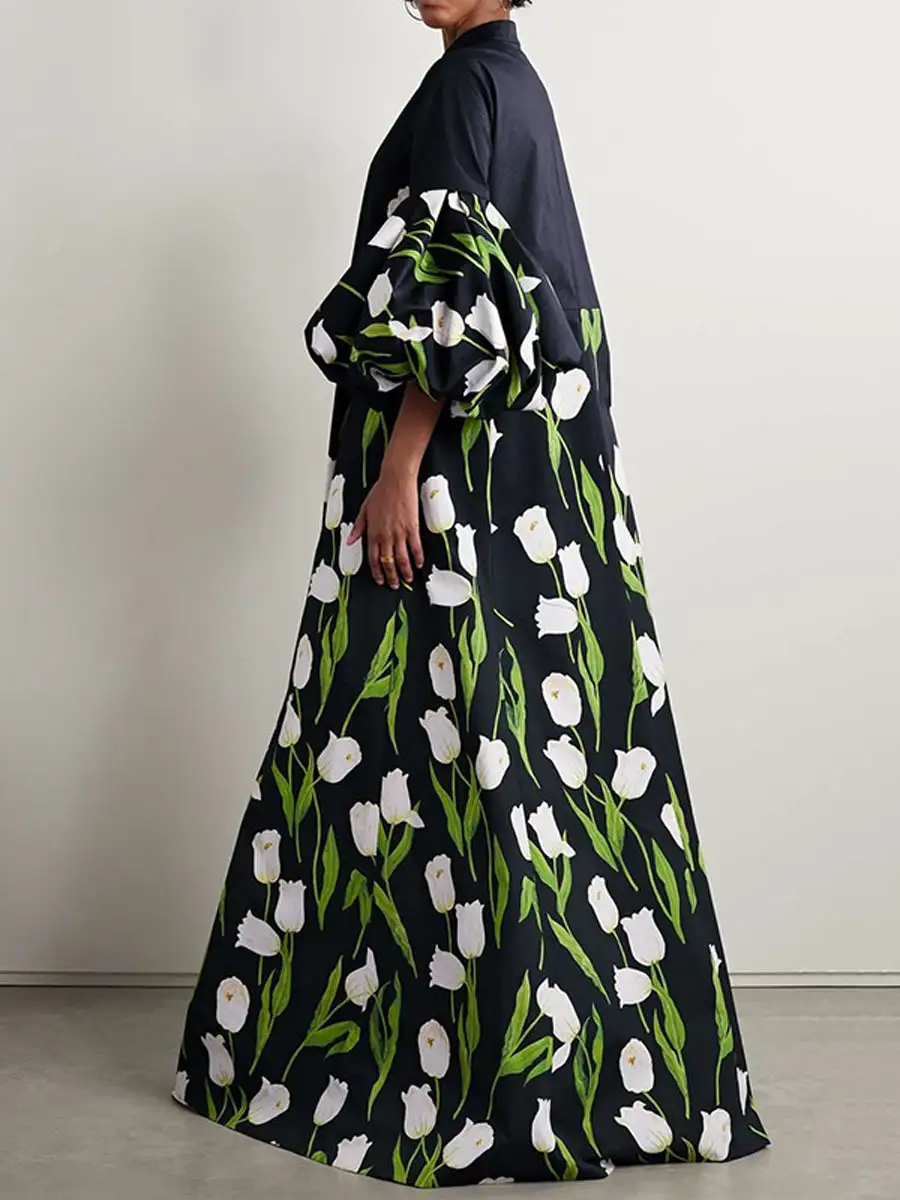 Plus Pleated Maxi Dress