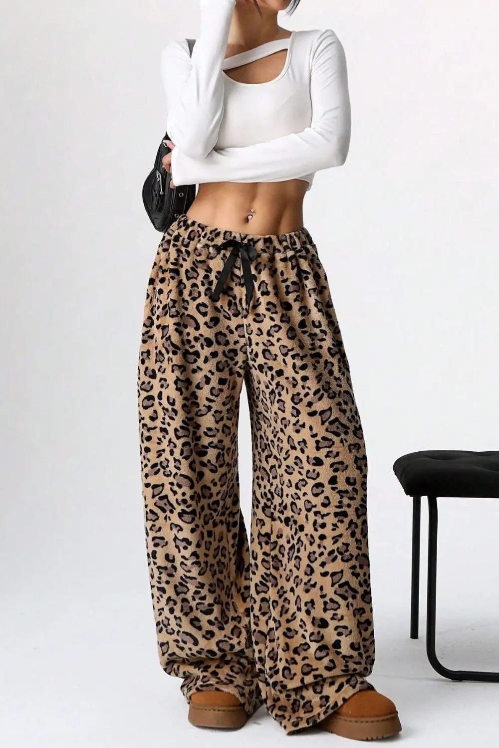 Leopard Wide Leg Pants Edit 1