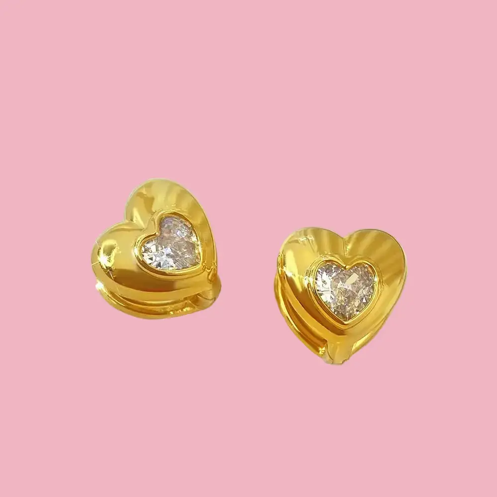 Heart Stone Earrings
